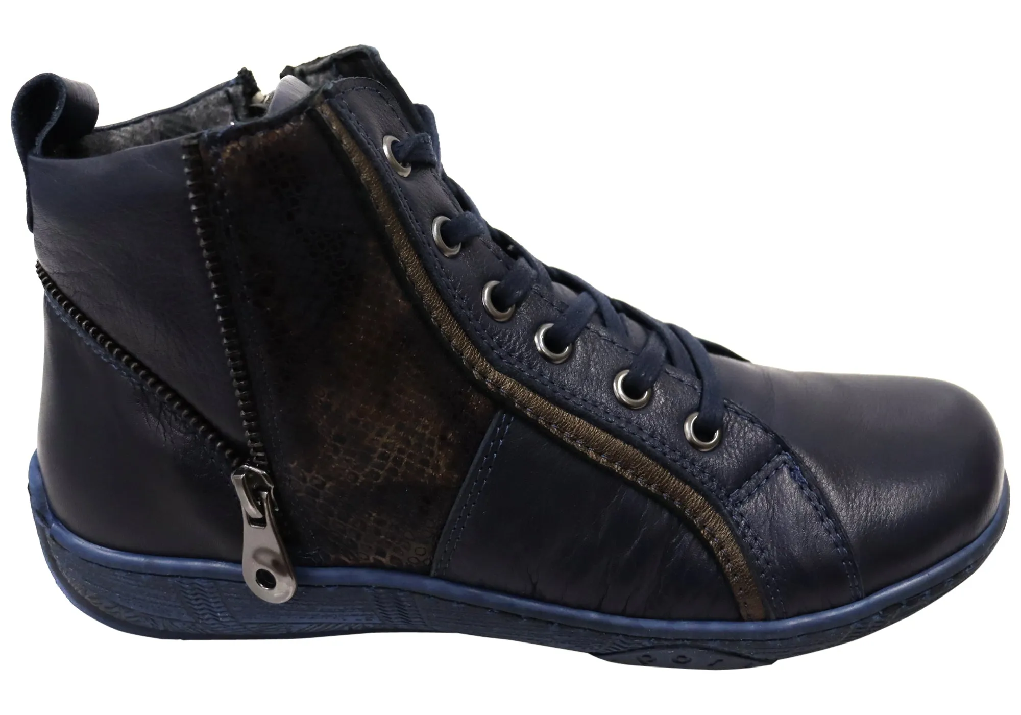 Orizonte Bangle Womens European Comfortable Leather Ankle Boots Seamless Comfort Trail Exploration