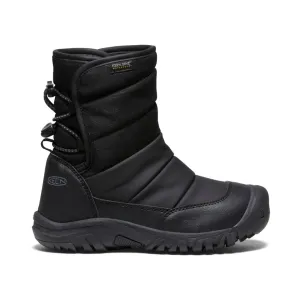 Big Kids' Puffrider Waterproof Winter Boot  |  Black/Steel Grey Street Fashion Snow Ready