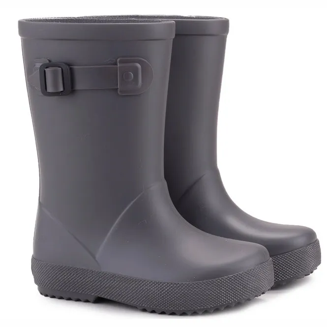 Igor Girl's and Boy's Splash Euri Rain Boots - Gris Low Profile Urban Commute Mud Resistant Daily Walks