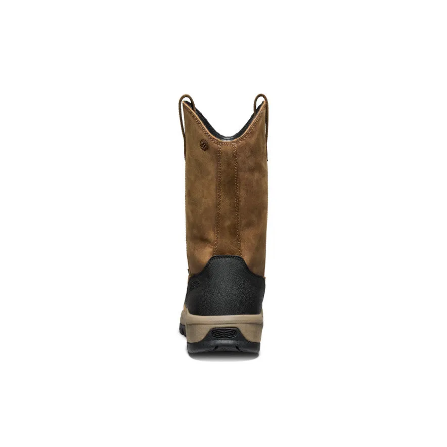 Men's Evanston Pull-On Waterproof Boot (Carbon Toe)  |  Bison/Black Tough Fit