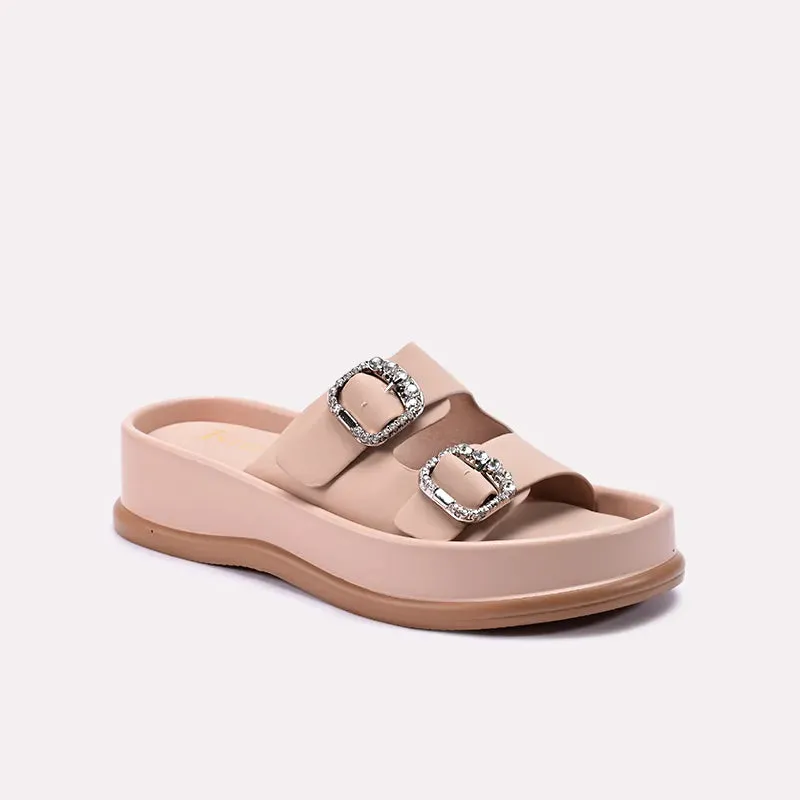 Lace Up Design Elena Fawn Platform Slides 0412710