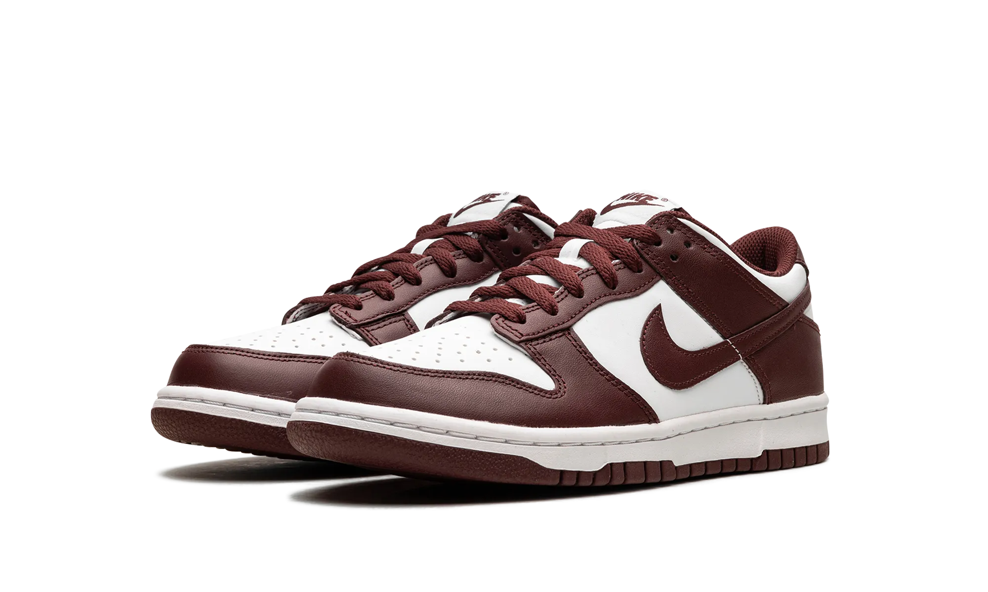 Glow Hike Flexible Midsole Dunk Low GS "White / Gym Red"