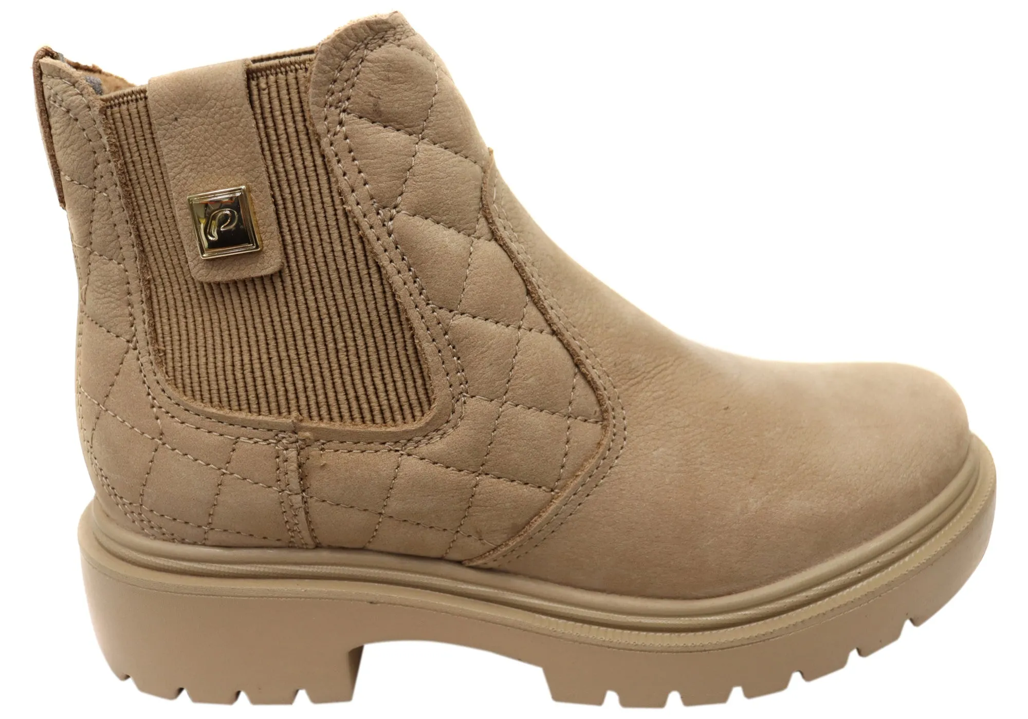 Pegada Glayde Womens Brazilian Leather Platform Ankle Boots Thermal Core Morning Walk