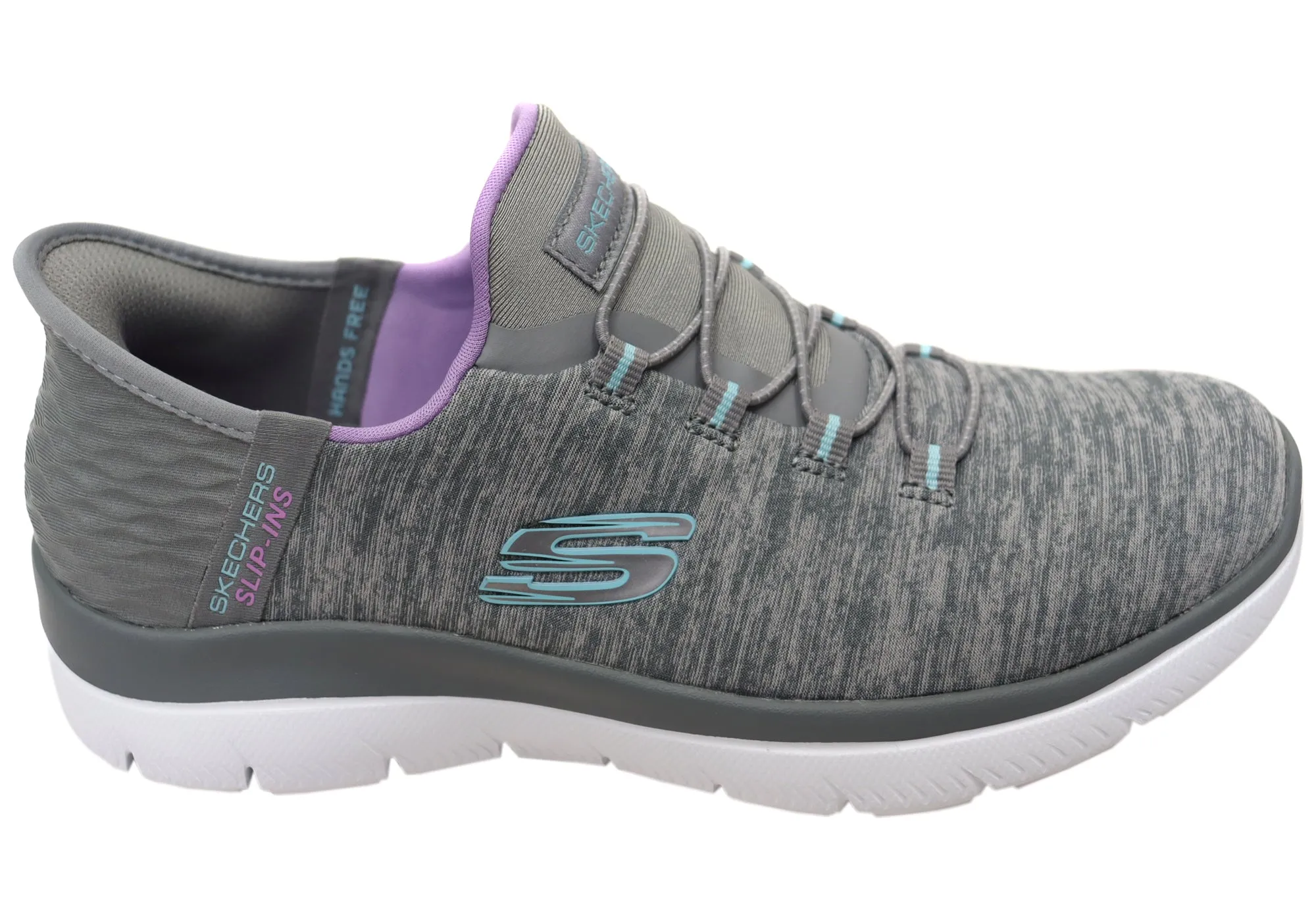 Skechers Womens Slip Ins Summits Dazzling Haze Comfortable Shoes All Terrain Urban Walkers