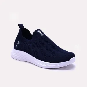 Power Step Ground Feel Womens Blue Slip on Sneakers 0440810