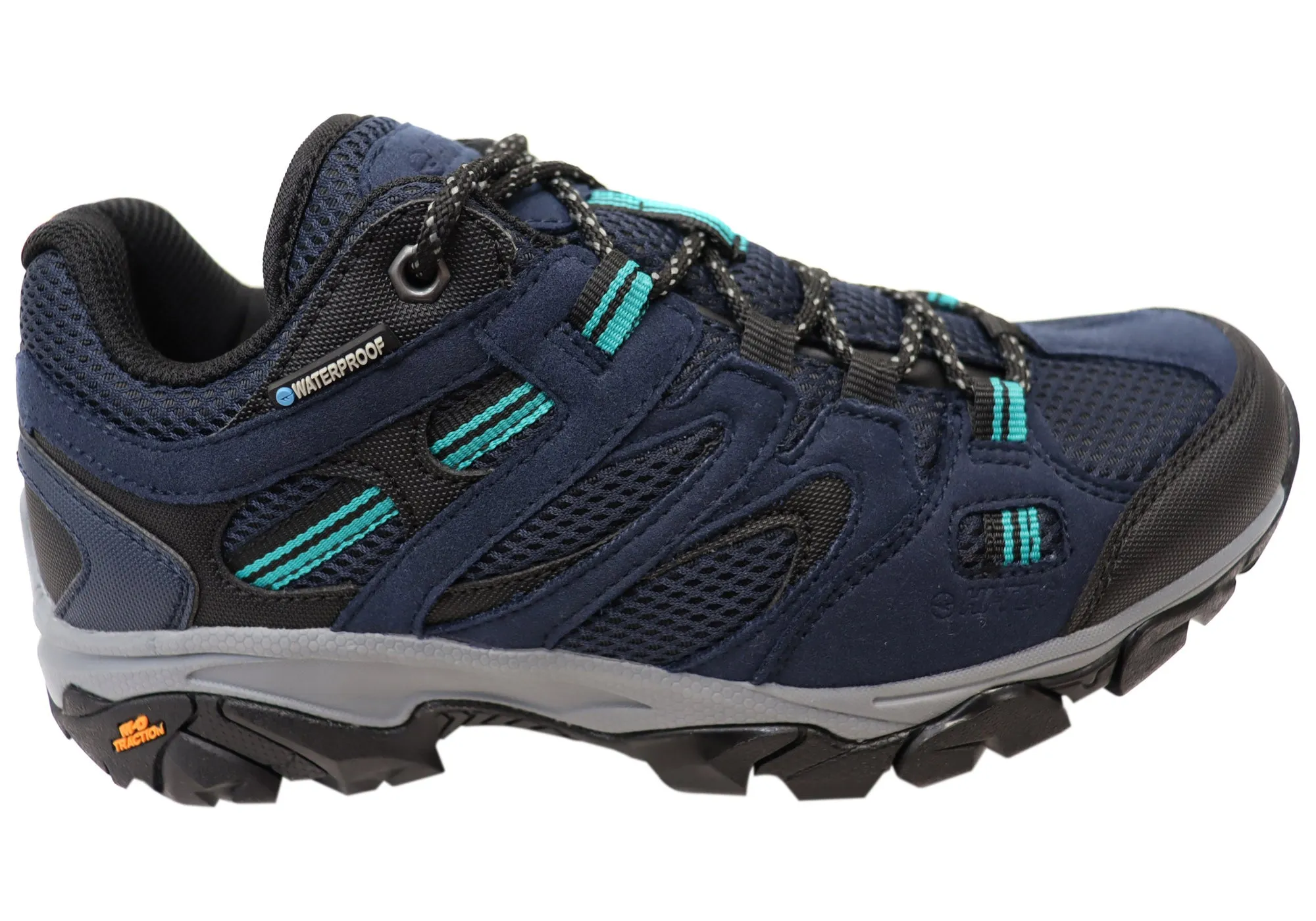 Abrasion resistant Hi Tec Womens Ravus Vent Low Waterproof Shoes