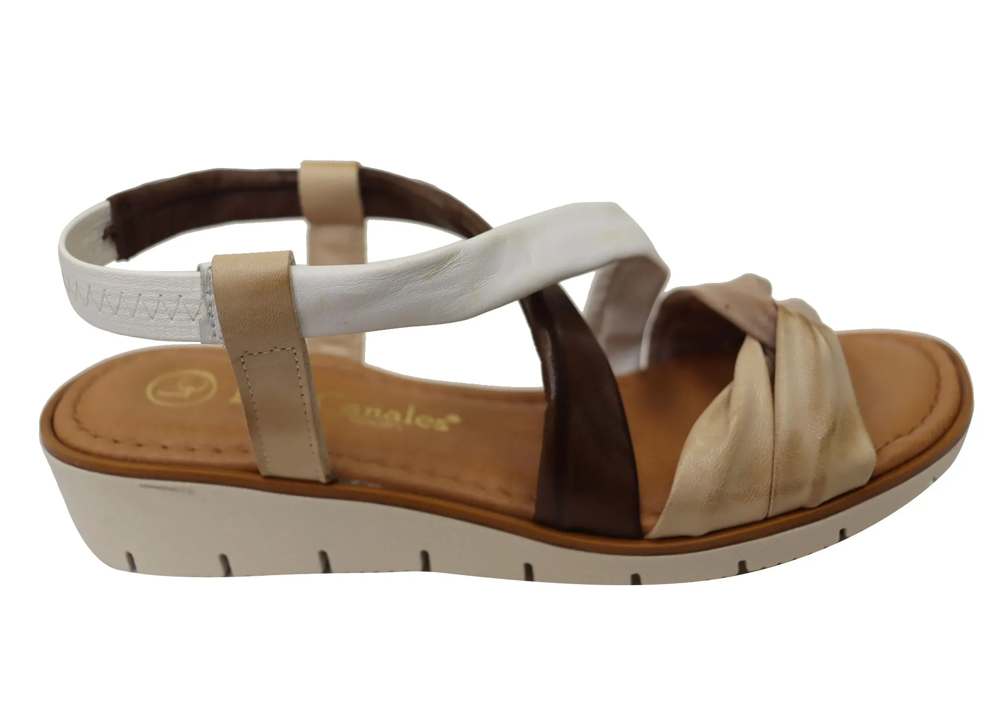 Lola Canales Bella Womens Comfortable Leather Sandals Made In Spain EVA sole