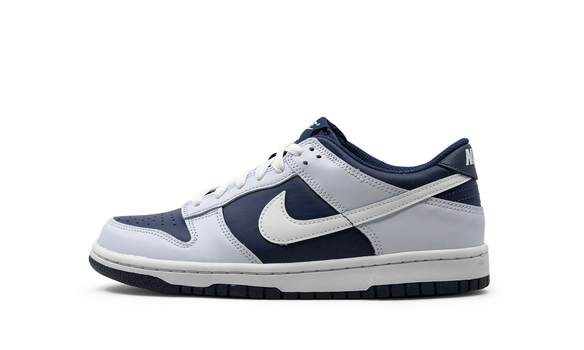 Dunk Low "Football Grey / Midnight Navy" EasyClean Smooth   surface