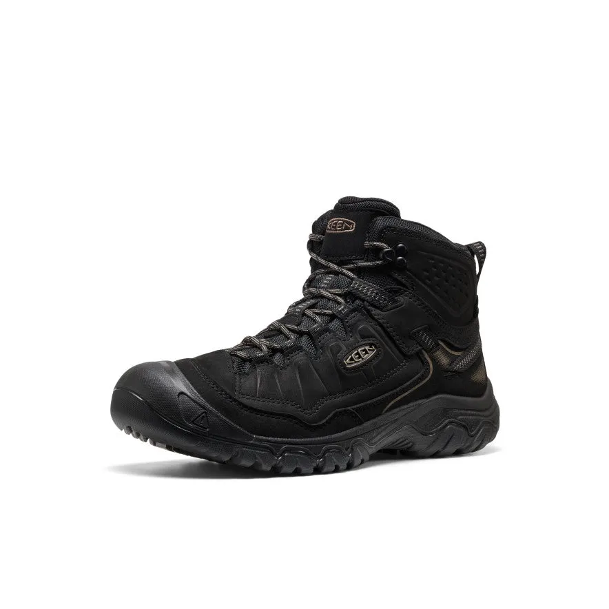 Men's Targhee IV Waterproof Hiking Boot  |  Triple Black Comfort Flex