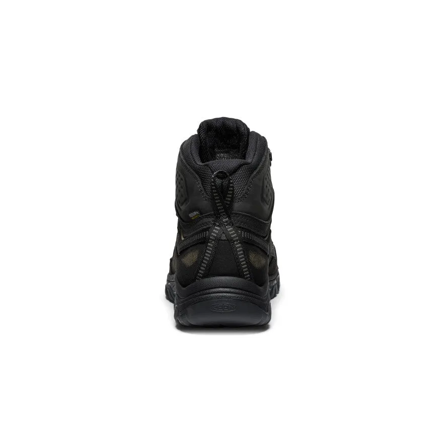 Men's Targhee IV Waterproof Hiking Boot  |  Triple Black Breathable River Crossing Casual Gathering