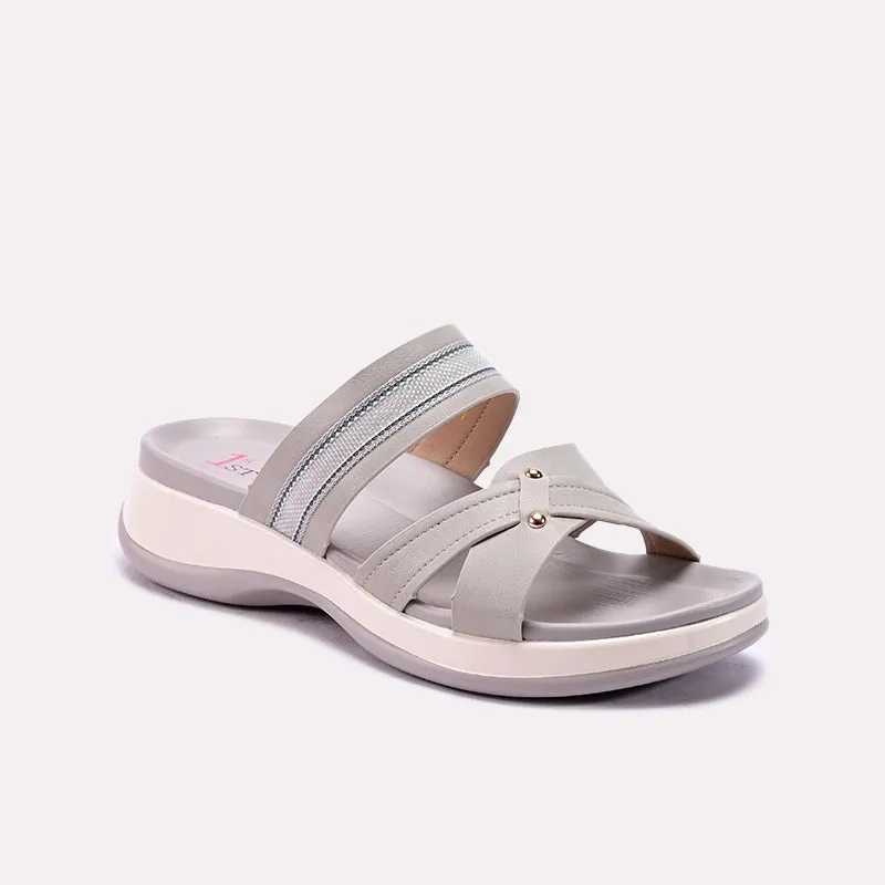 Gray Soft Casual Slippers 0413189 Secure