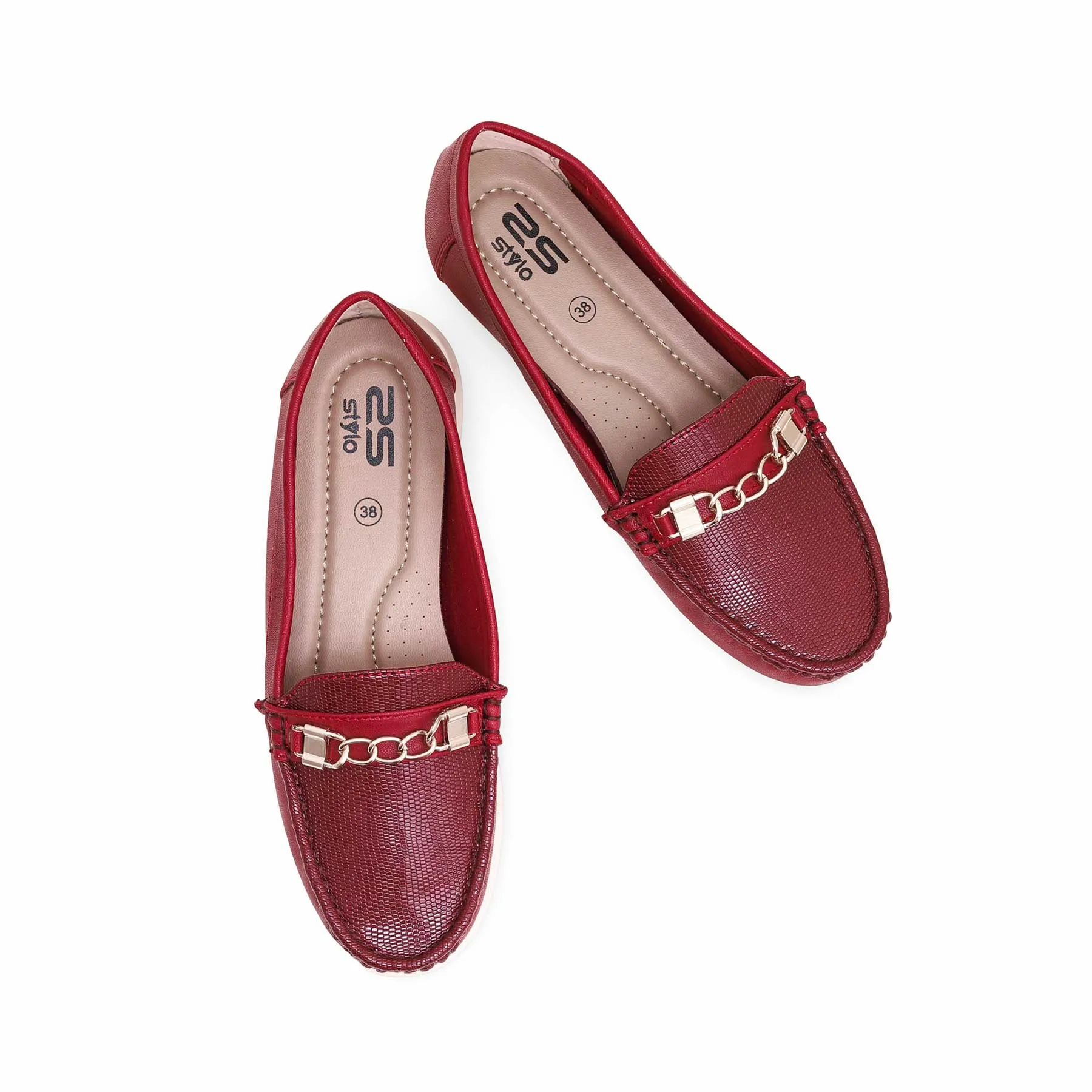 Score Step Maroon Moccasin WN4400