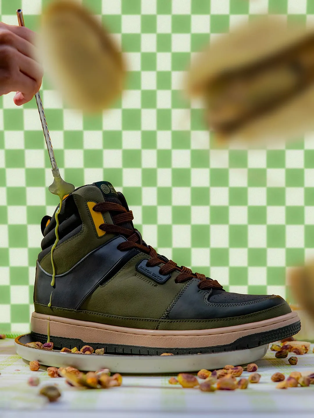 Bacca Bucci Gourmet Collection: High-Top Sneakers Inspired by Dessert Indulgence Retro Core