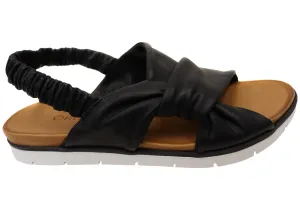 hollow design Orizonte Shanty Womens Comfortable European Leather Sandals