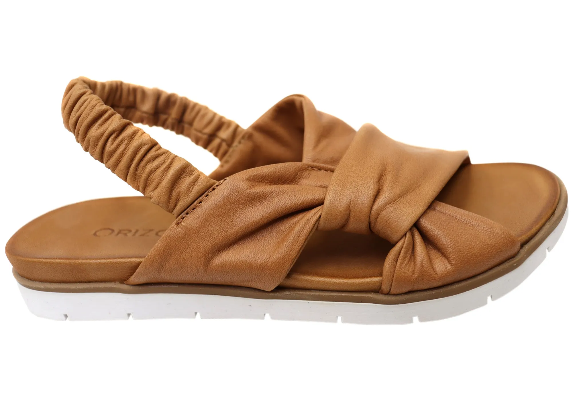 Orizonte Shanty Womens Comfortable European Leather Sandals Sunny Day