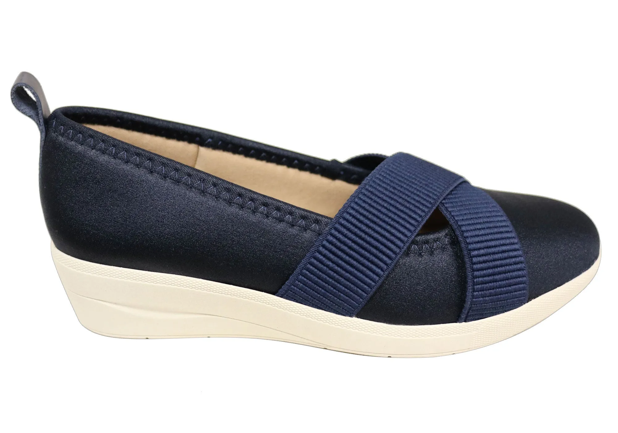 warm glow Usaflex Alivia Womens Comfortable Cushioned Shoes Made In Brazil