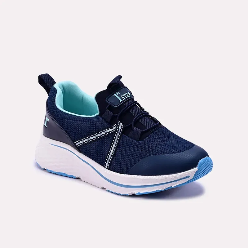 Kirby Blue Sneakers 0440708 Cushioned Base