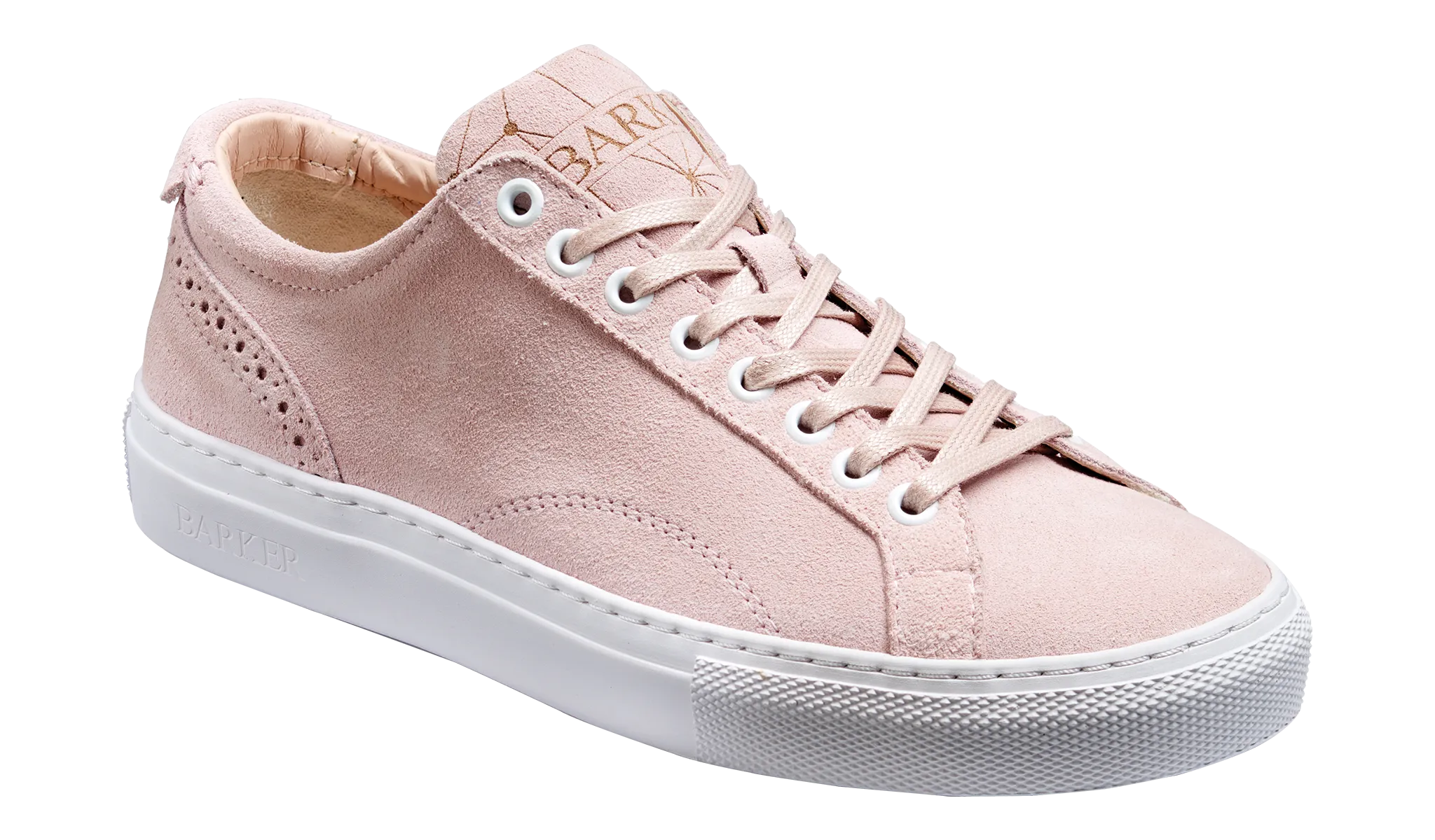 Flexible Torsion System Slip Resistant Outsole Isla - Pink Suede