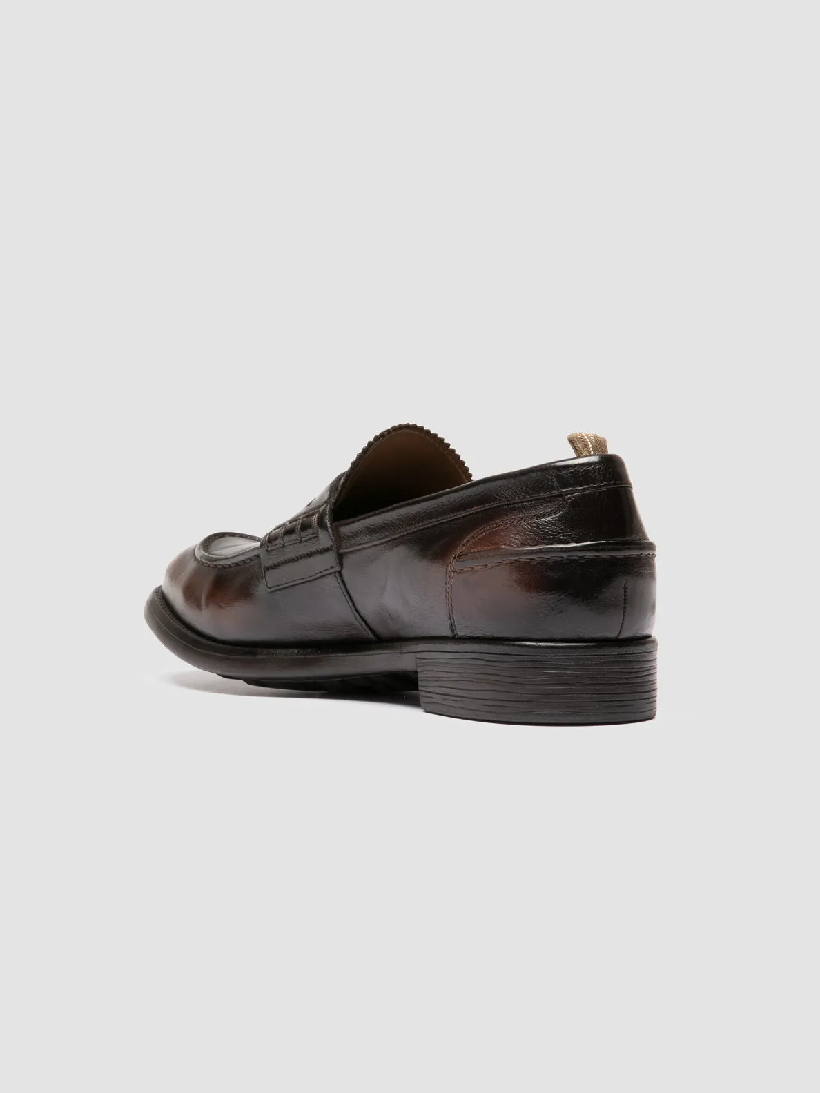 CHRONICLE 056 - Brown Leather Penny Loafer Grab And Go Go Daily