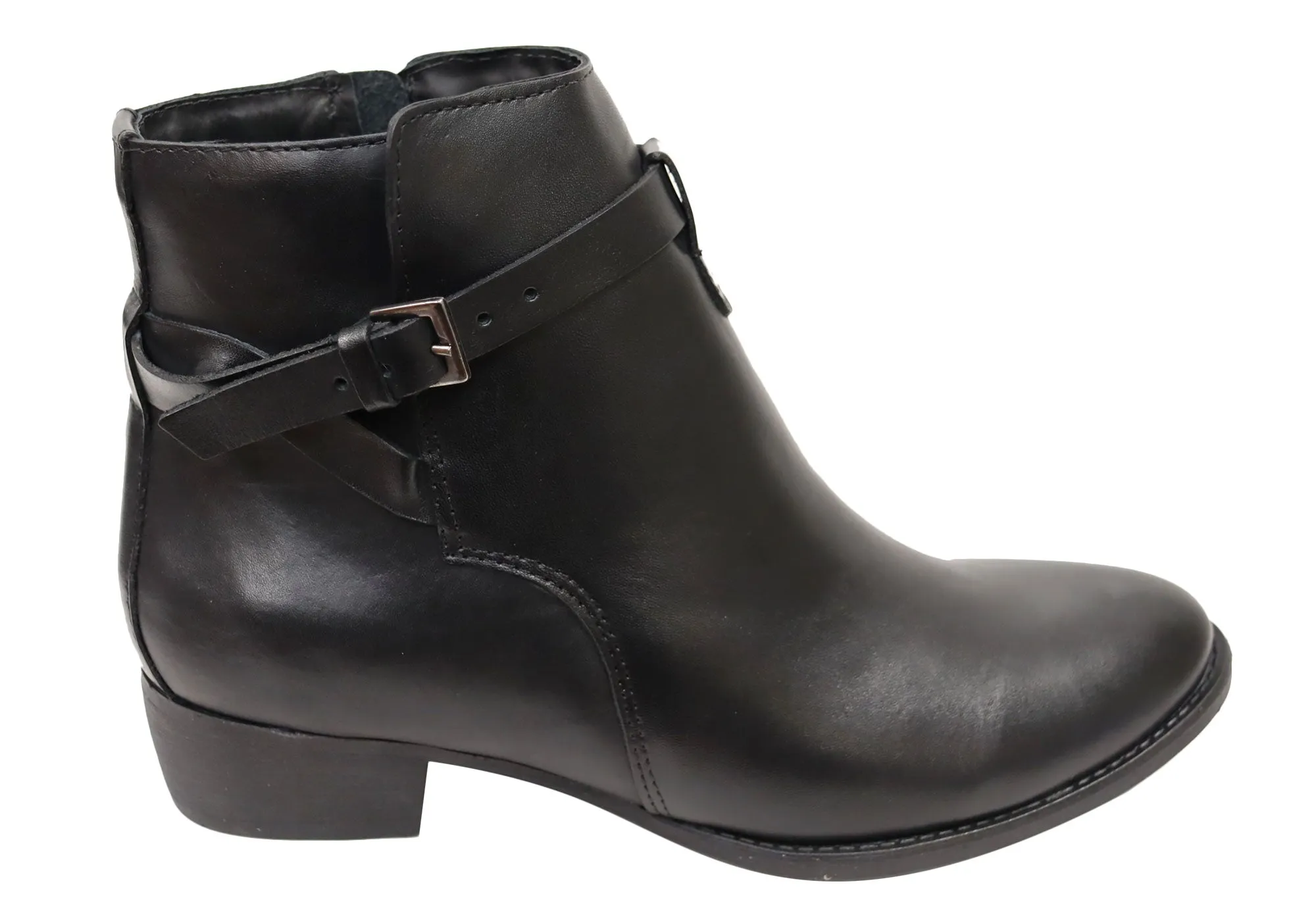 Via Paula Willow Womens Comfortable Brazilian Leather Ankle Boots Versatile Cozy And Warm