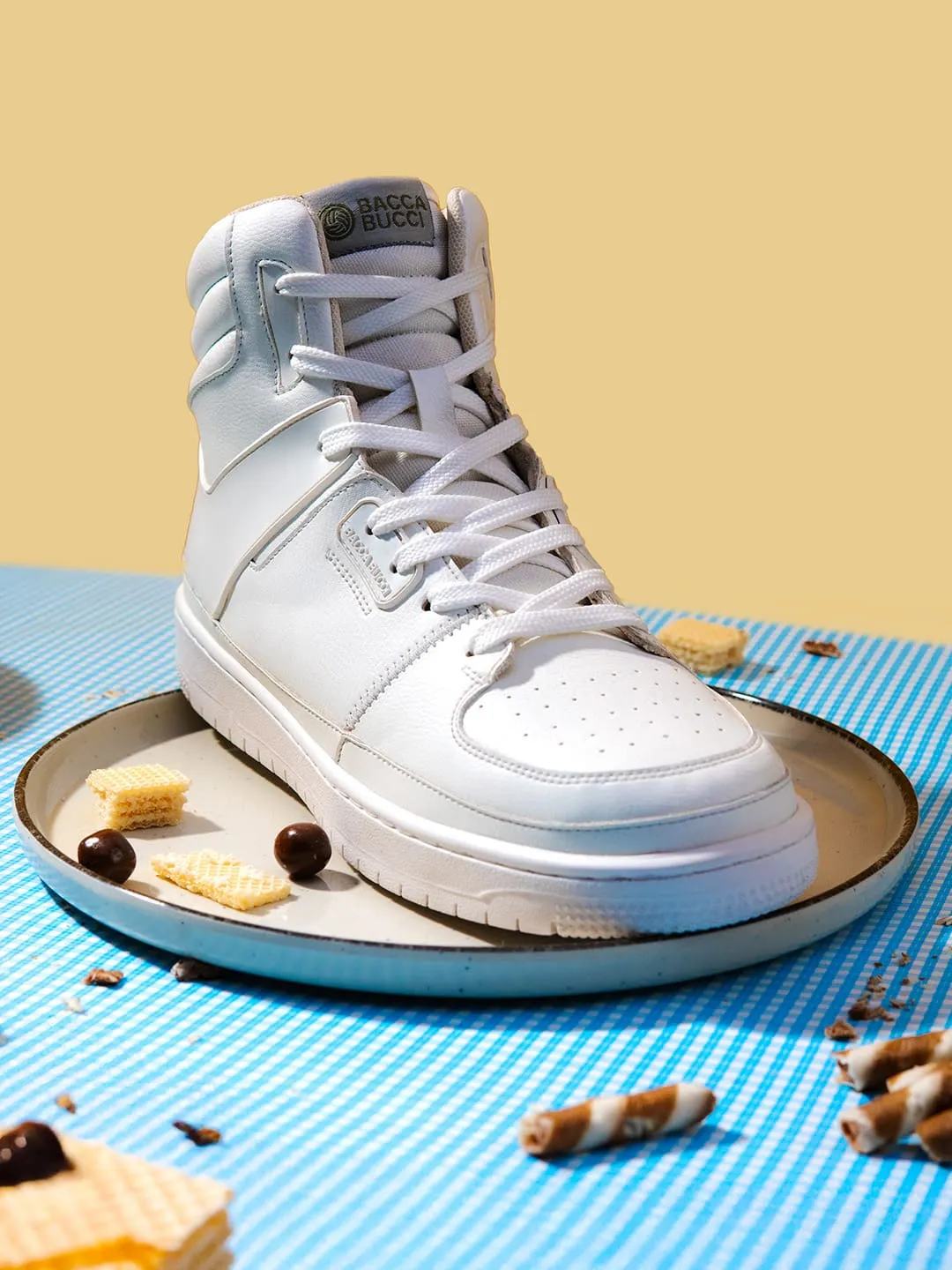 Beach Vibe Bacca Bucci Gourmet Collection: High-Top Sneakers Inspired by Dessert Indulgence