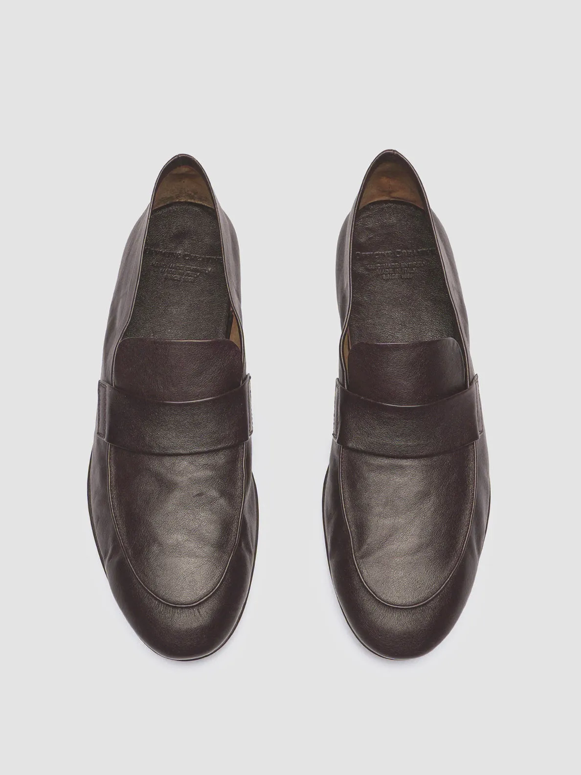 Street Wear AIRTO 001 - Brown Leather Penny Loafers