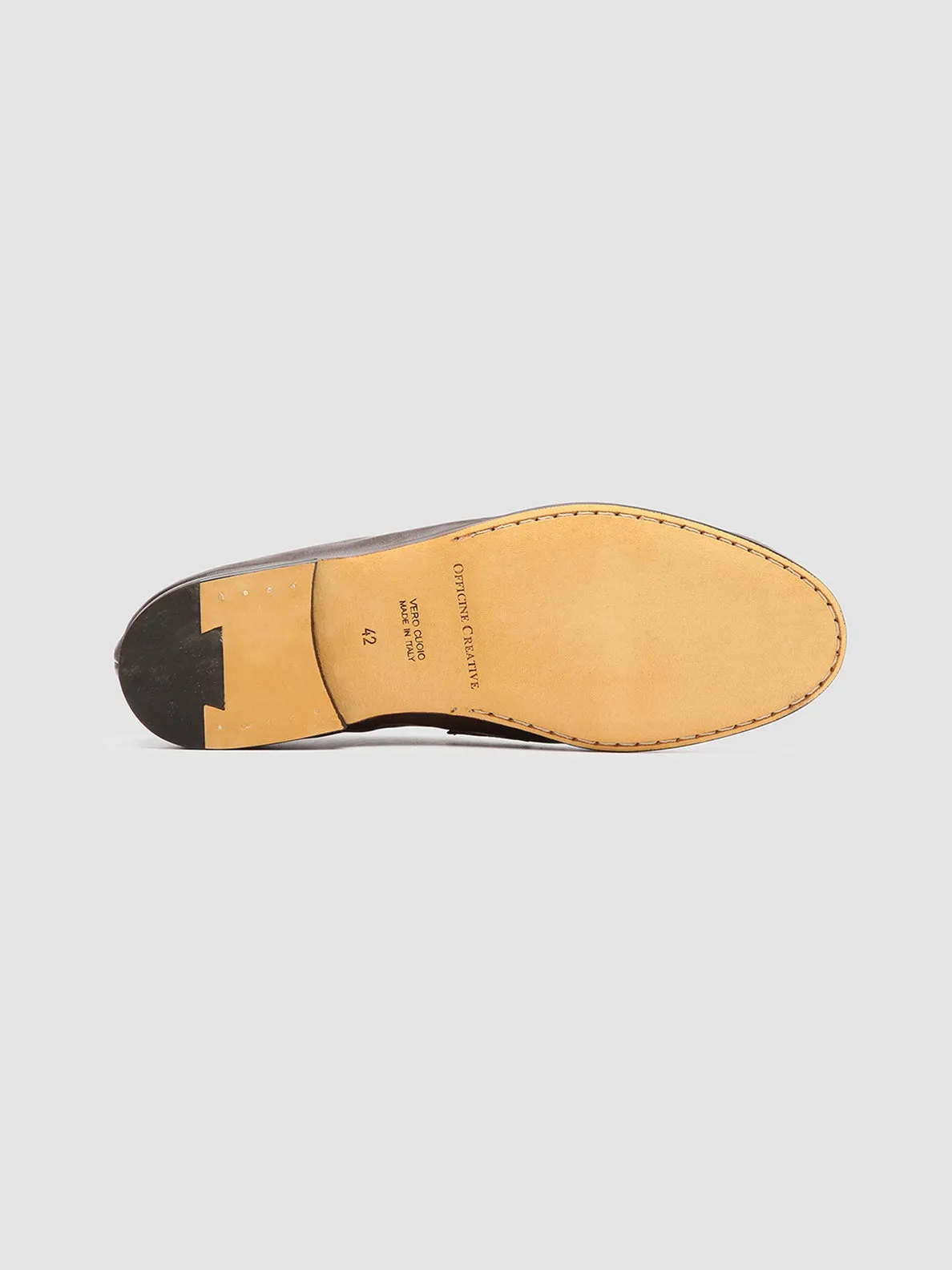 AIRTO 001 - Brown Leather Penny Loafers No Bulk Flex support