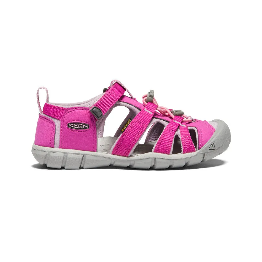 Simple Footwear Open Steps Little Kids' Seacamp II CNX  |  Very Berry/Dawn Pink