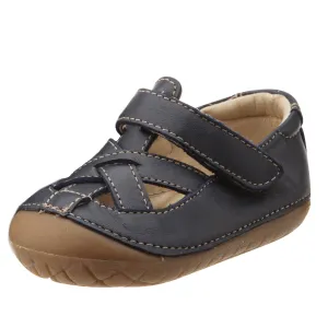 Old Soles Boy's and Girl's Thread Pave Leather Shoes, Navy Air Walk Pure Comfort