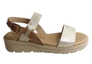 Lola Canales Anna Womens Comfortable Leather Sandals Made In Spain Fast Step Wander Wear