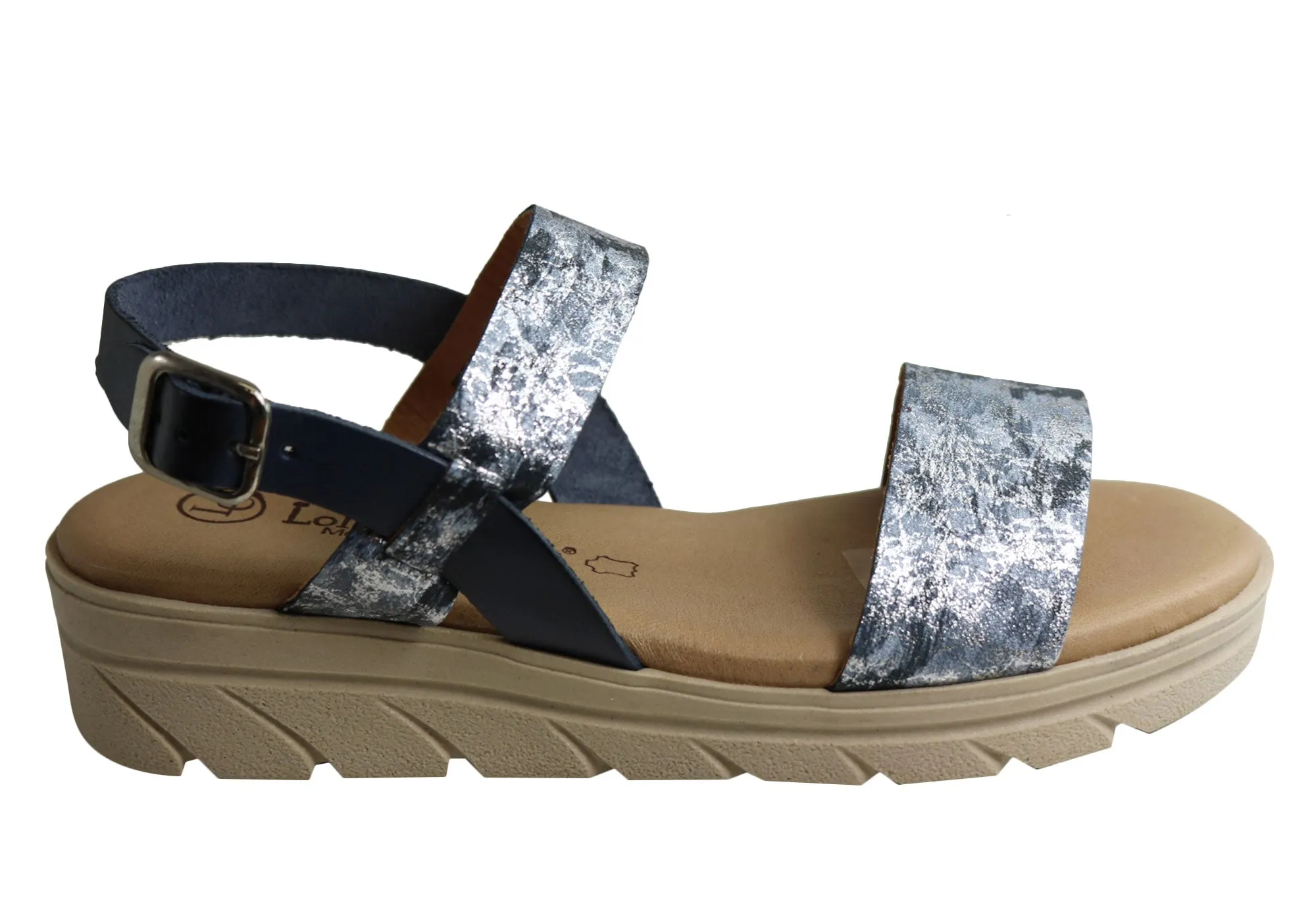 Lola Canales Anna Womens Comfortable Leather Sandals Made In Spain Summer Comfort