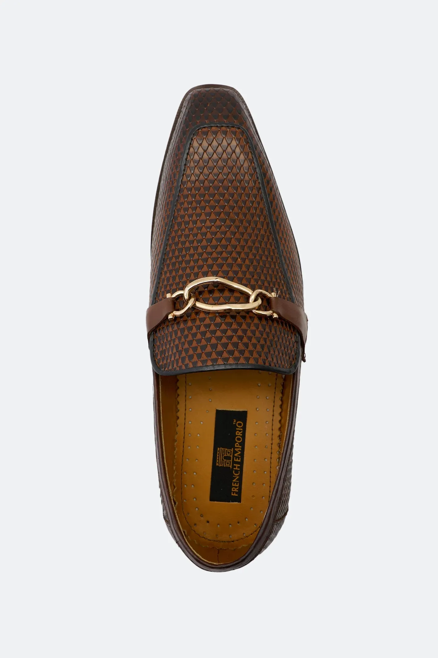 Detail Work Creative Office Formal Shoes For Men