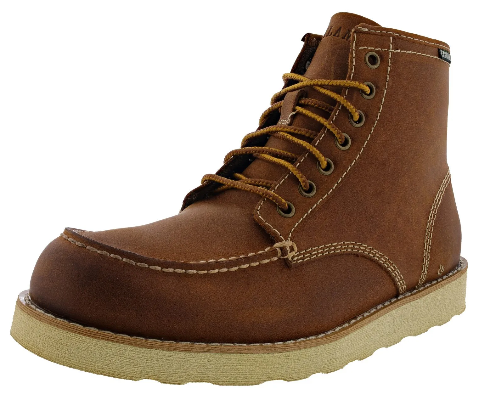Cushioned Step River Crossing Eastland Men's Classic Lumber Up Lace Up Walking Boots