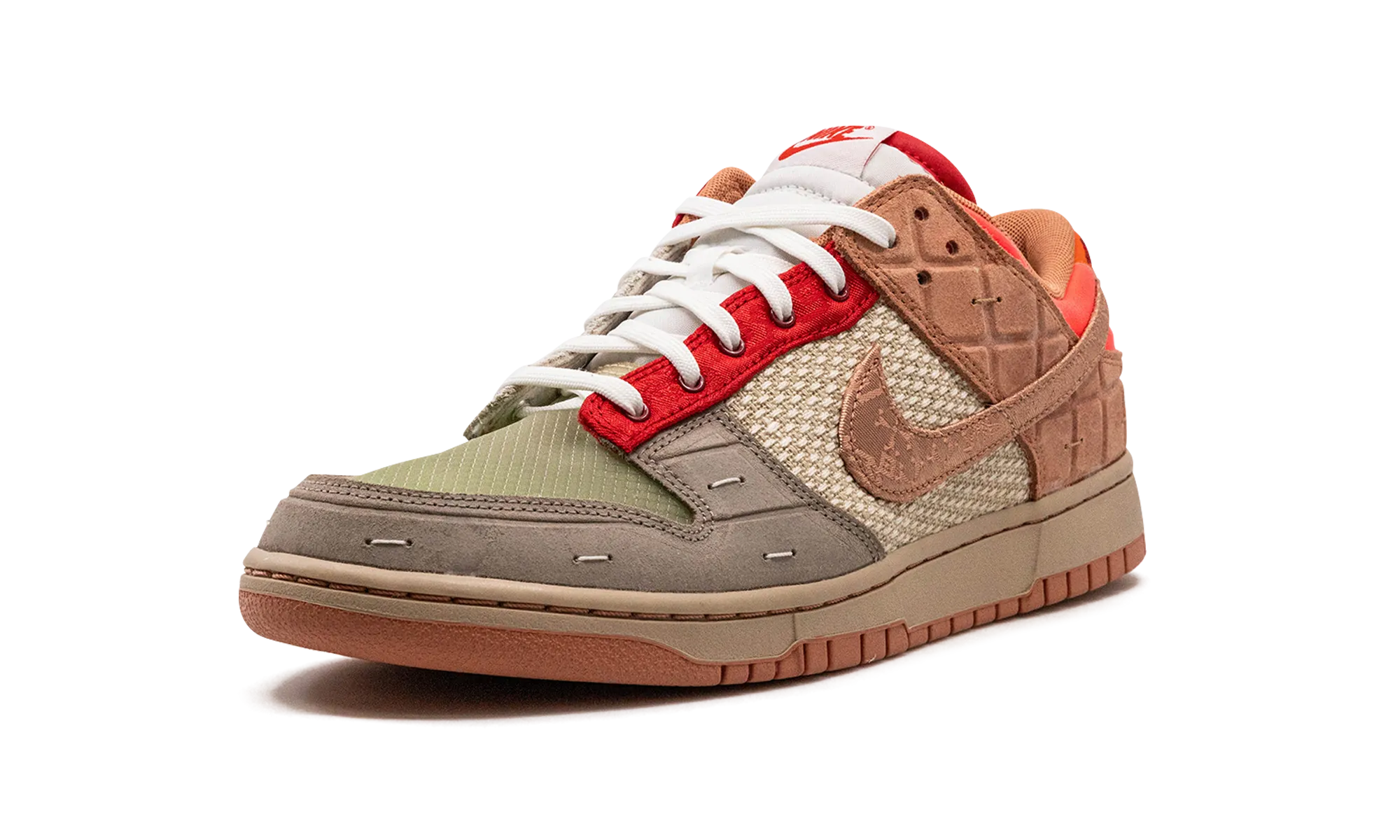 Dunk Low "CLOT - What The" Root Hike High-Quality Materials
