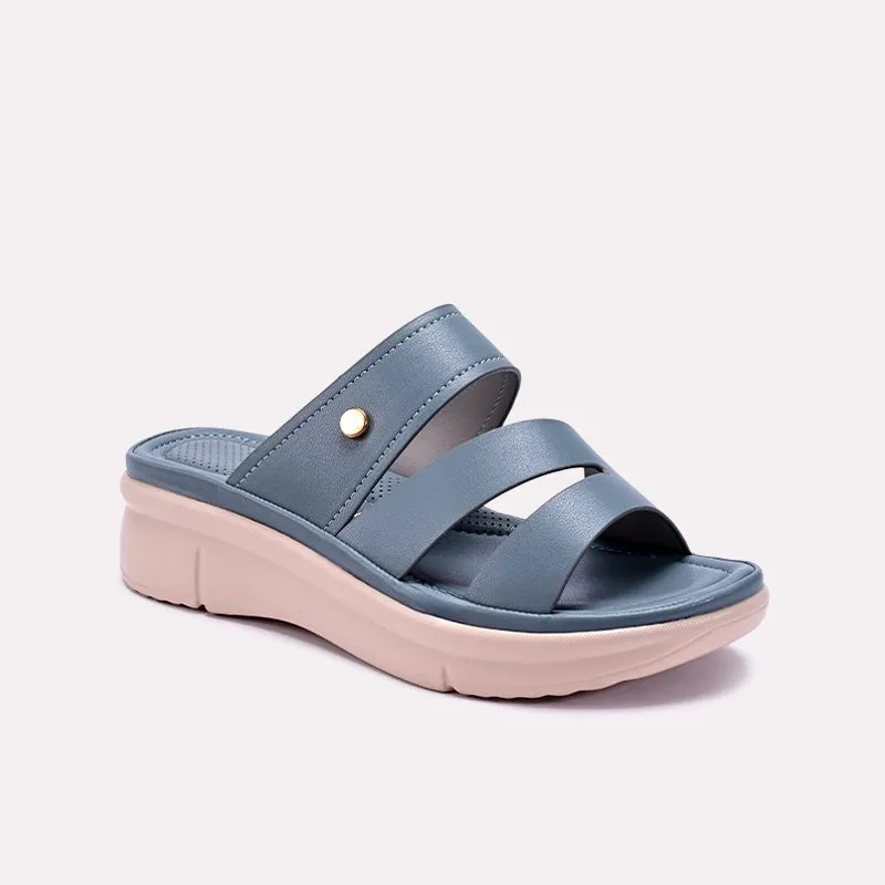 Classic Base Blue Comfy Casual Slippers 0413336
