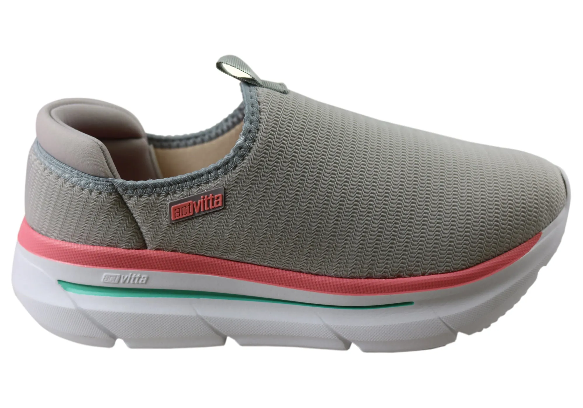 Zip Design Actvitta Arlo Womens Cushioned Platform Active Shoes Made In Brazil