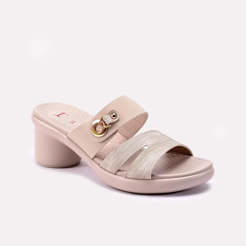 Womens Fawn Heel Casual Slippers 0413426 Enhanced grip Comfortable Step Sandal