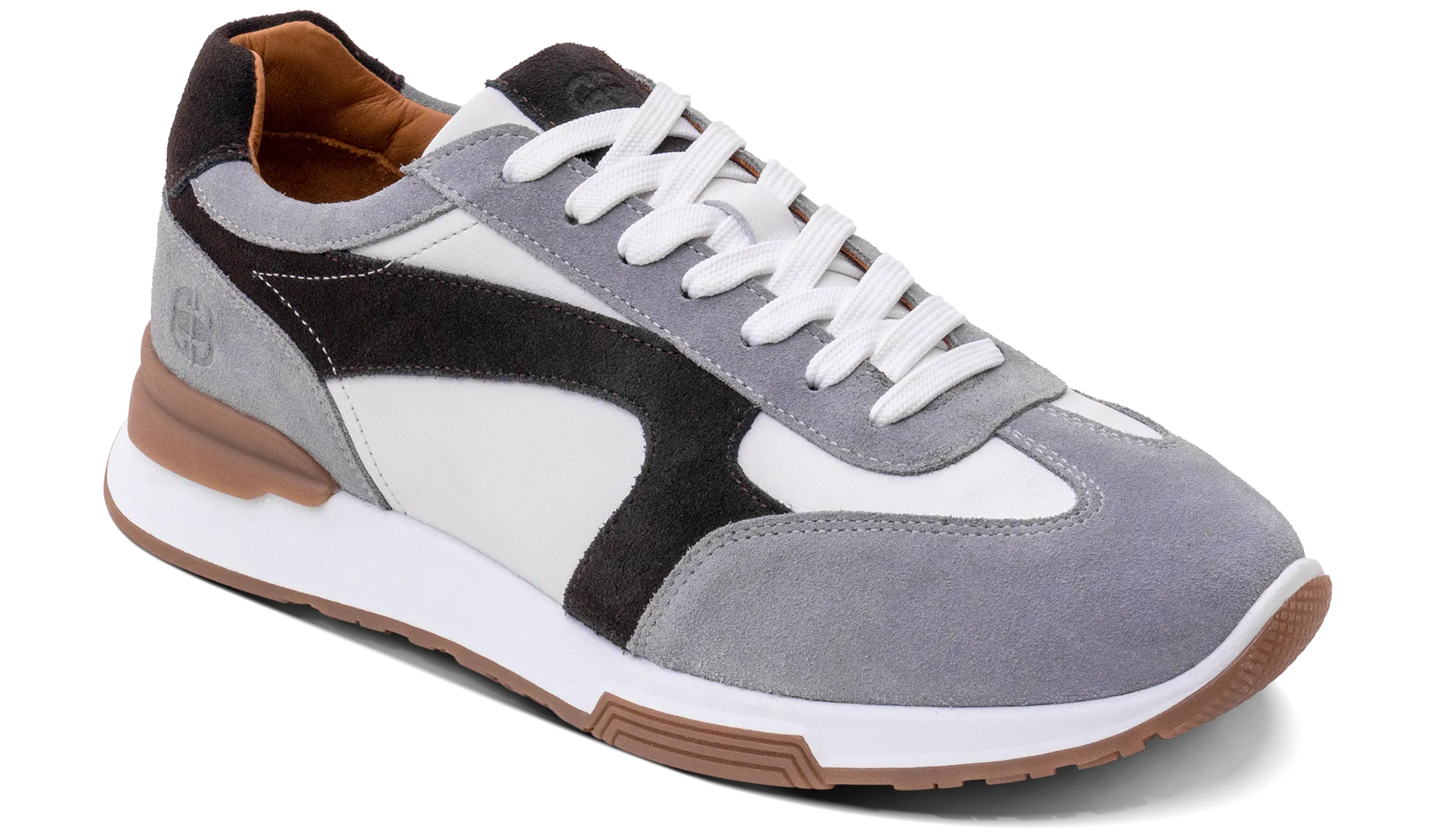 Hill - Grey Combi Ultra Cushioned Collar Hiking Shoes