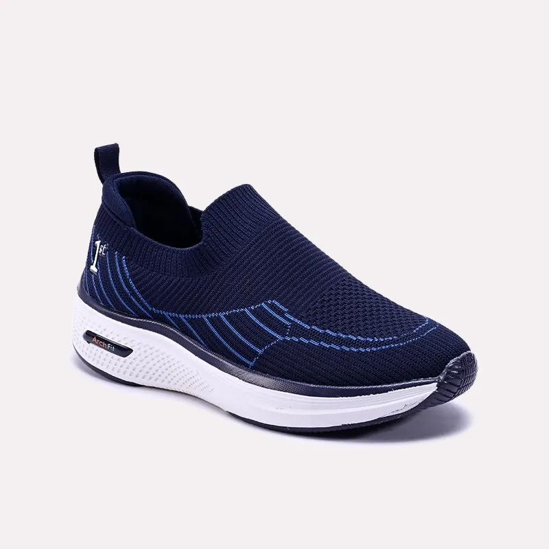 Durable Lacing System Viora Blue Slip On Sneakers 0440782