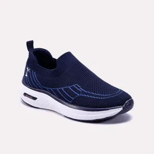 Ventilation Perforations Relax Feel Viora Blue Slip On Sneakers 0440782
