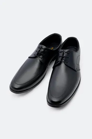 Black Formal Shoes Low Rise Gala Sharp