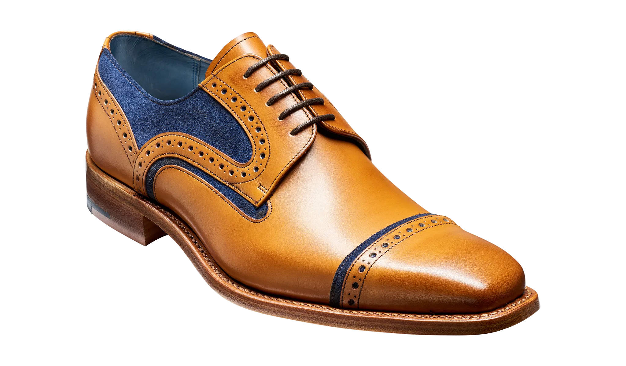Haig - Cedar Calf / Blue Suede Business Lounge Casual Shoes