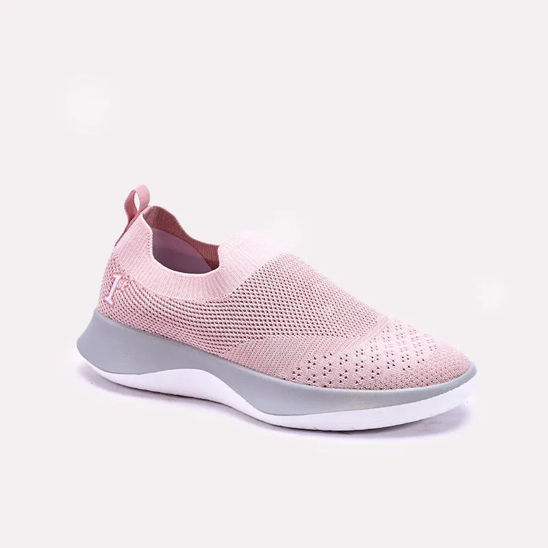 Womens Pink Slip on Sneakers 0440808 Comfort support