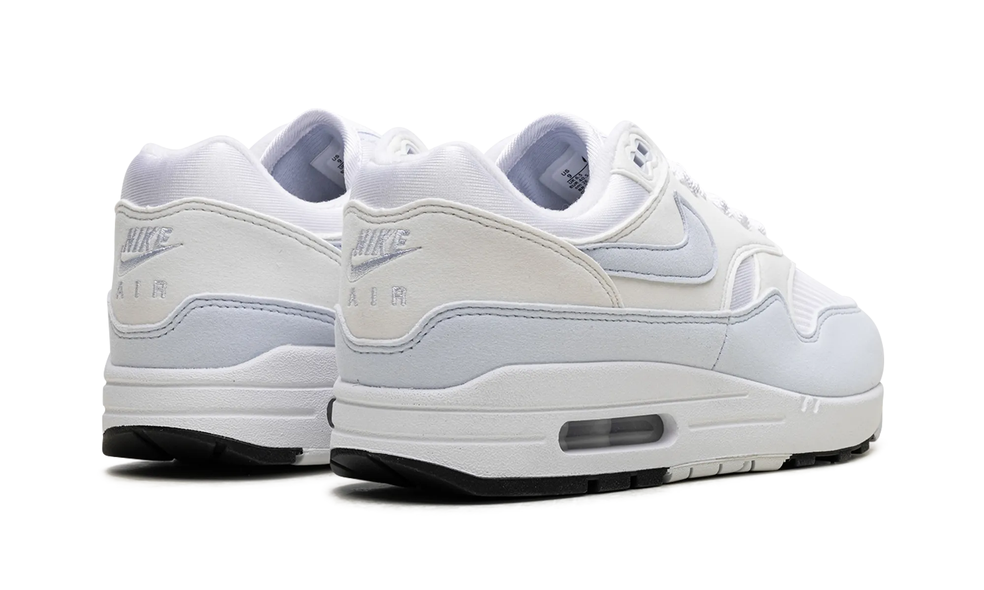 WMNS NIKE AIR MAX 1 "FOOTBALL GREY" Comfort Grip Smooth   surface