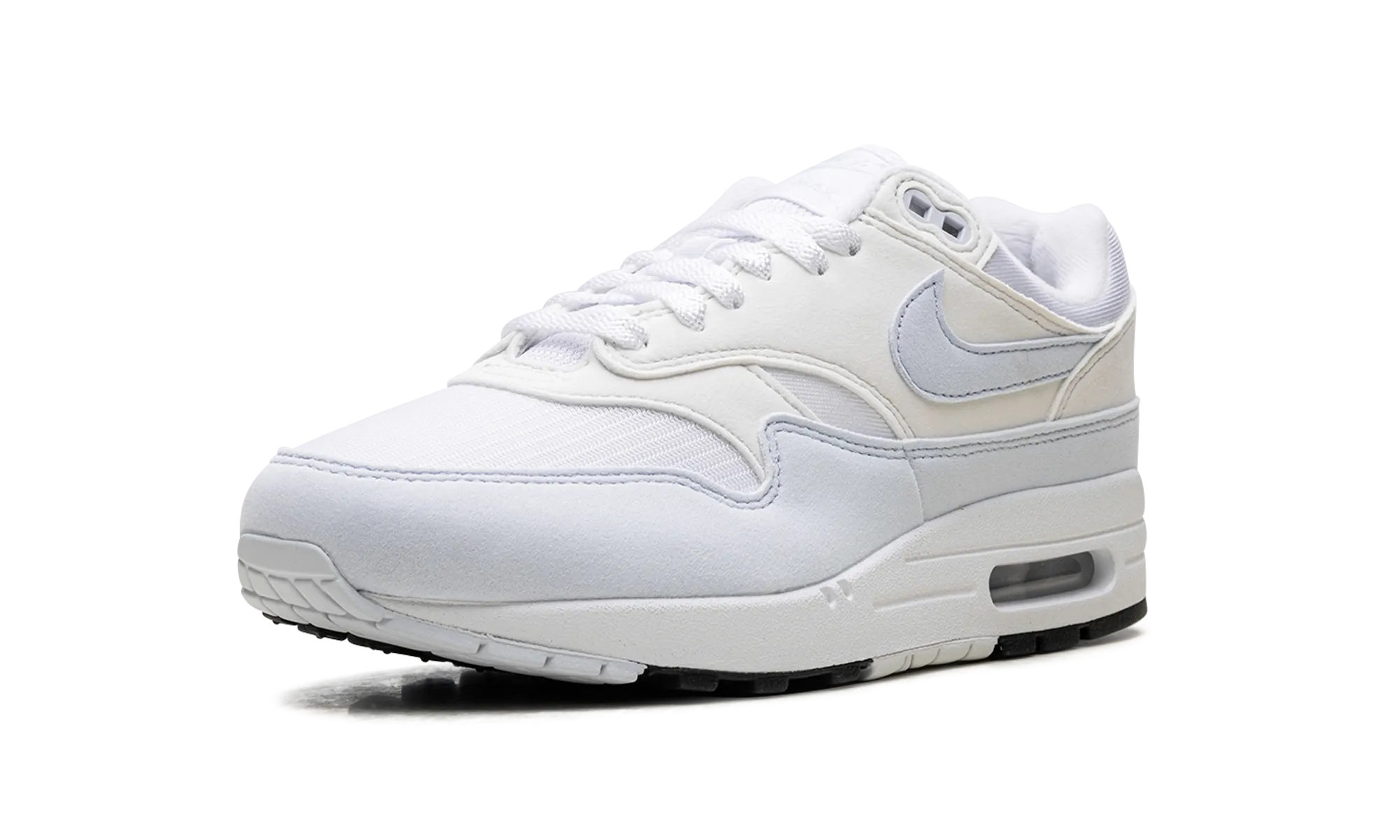 WMNS NIKE AIR MAX 1 "FOOTBALL GREY" Sprint Walk Dusk Step