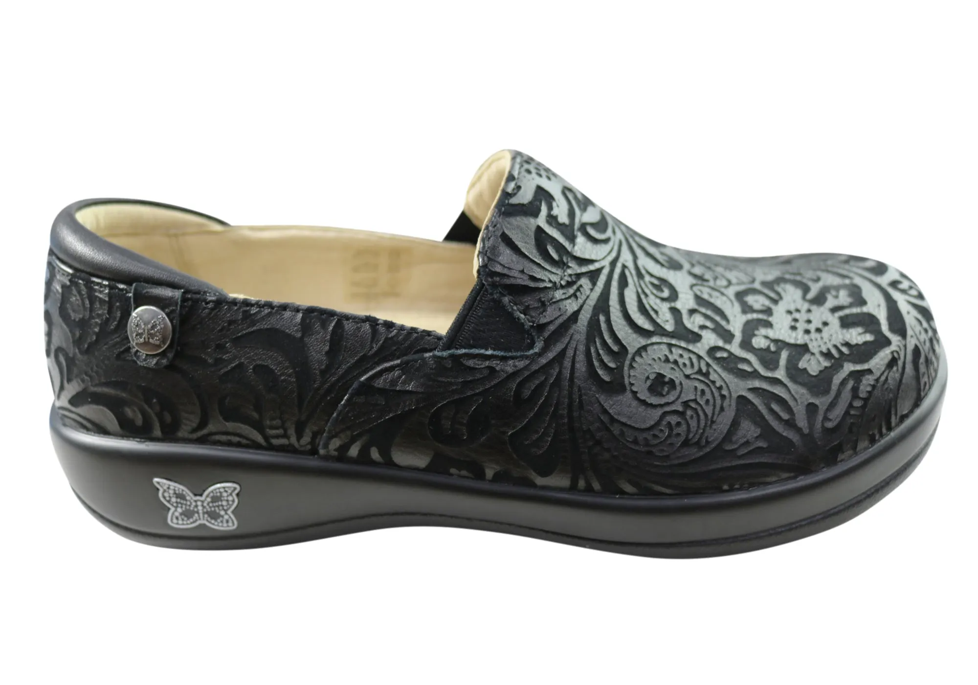 New In Anti Bacterial Alegria Keli Womens Comfortable Leather Professional Slip On Shoes