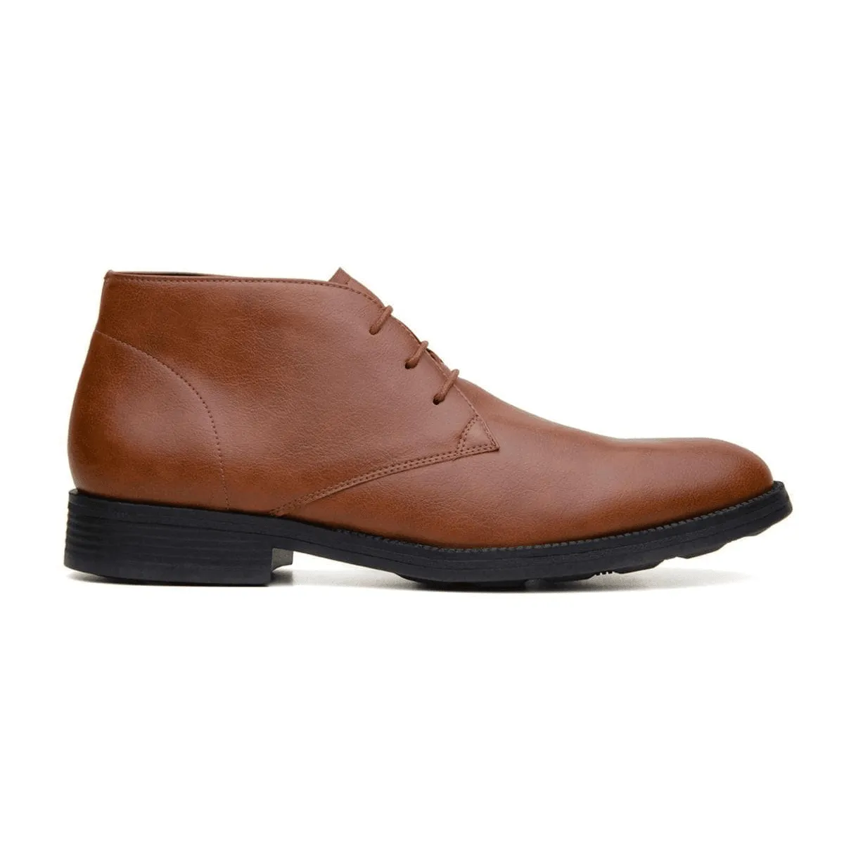 Step Free 'Tivoli' classic vegan leather Chukka by Vincente Verde -  cognac