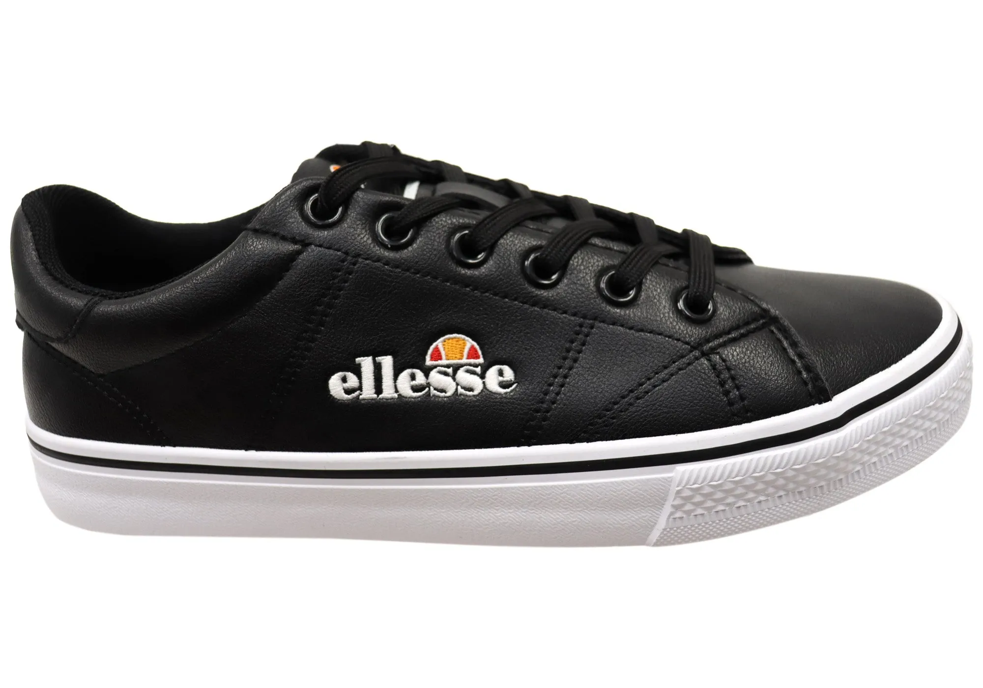 Lightweight Structure shoe style Ellesse Mens Comfortable Casual Lace Up LS225V2 Vulc Sneakers