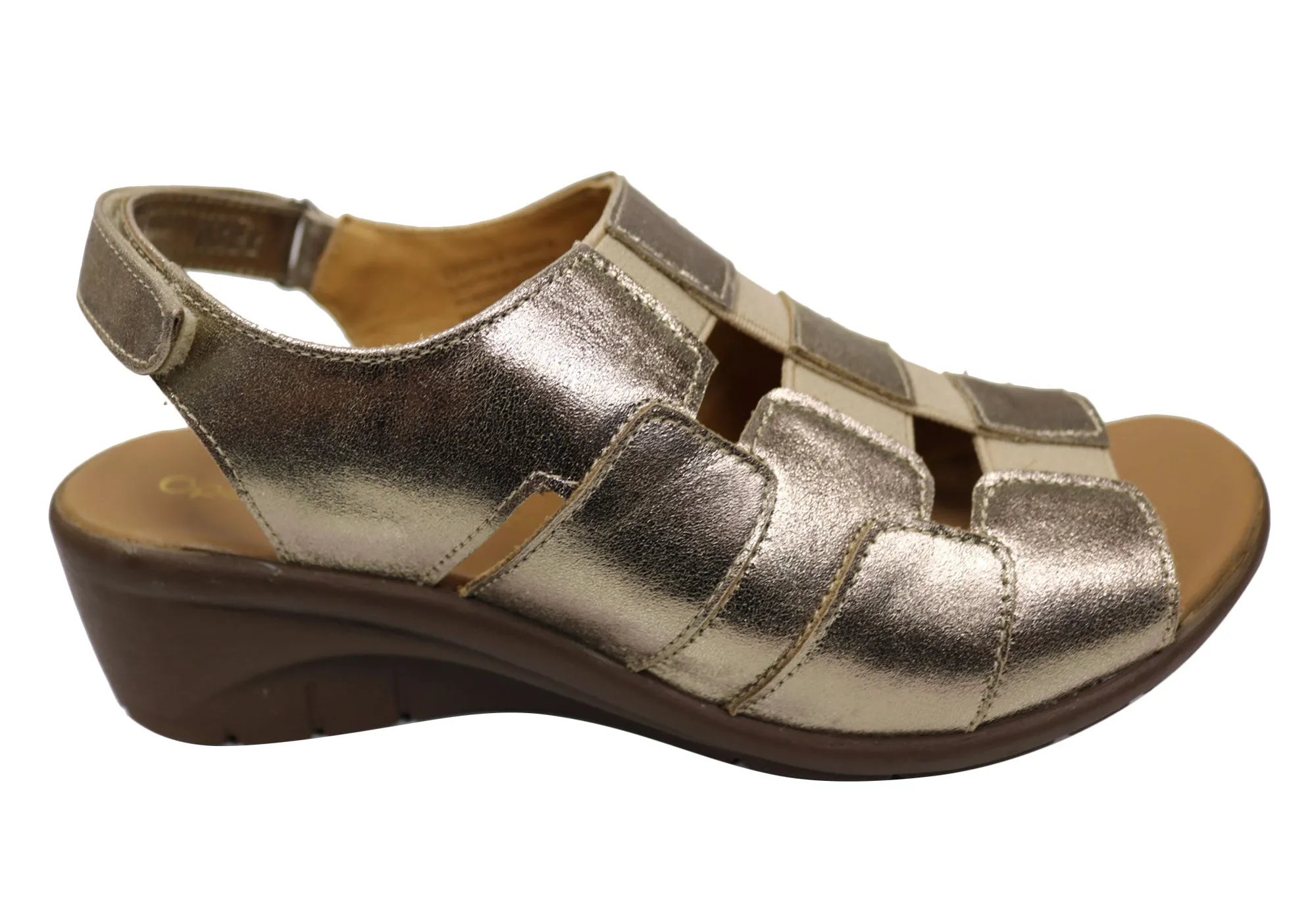 Stylish and Practical Sandal Pads Opananken Hillary Womens Comfortable Brazilian Leather Sandals