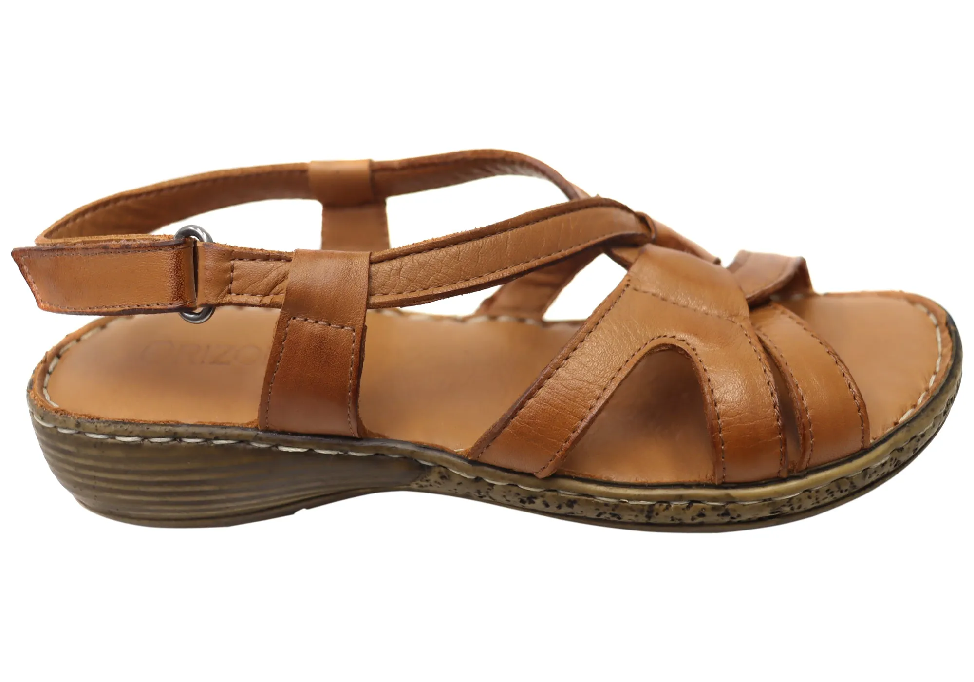 Fashionable Travel Shoes Orizonte Glory Womens Comfortable European Leather Sandals